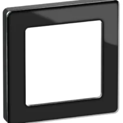 LK Fuga Pure 66 designramme, 1 modul, sort