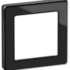 LK Fuga Pure 66 designramme, 1 modul, sort