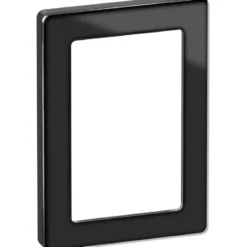 LK Fuga Pure 66 designramme, 1,5 modul, sort