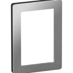 LK Fuga Pure 66 designramme, 1,5 modul, stål