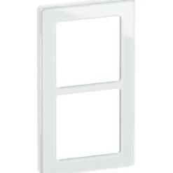 LK Fuga Pure 66 designramme, 2 modul, hvid