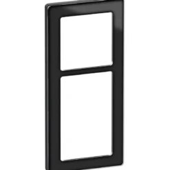 LK Fuga Pure 66 designramme, 2,5 modul, sort