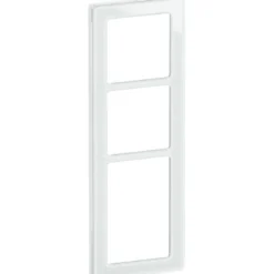 LK Fuga Pure 66 designramme, 3,5 modul, hvid