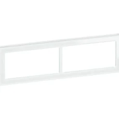 LK Fuga Pure 66 designramme, 2x2 modul, hvid