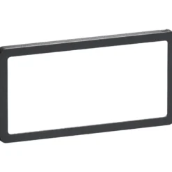 LK Fuga Slim designramme, 1x2 modul, koksgrå