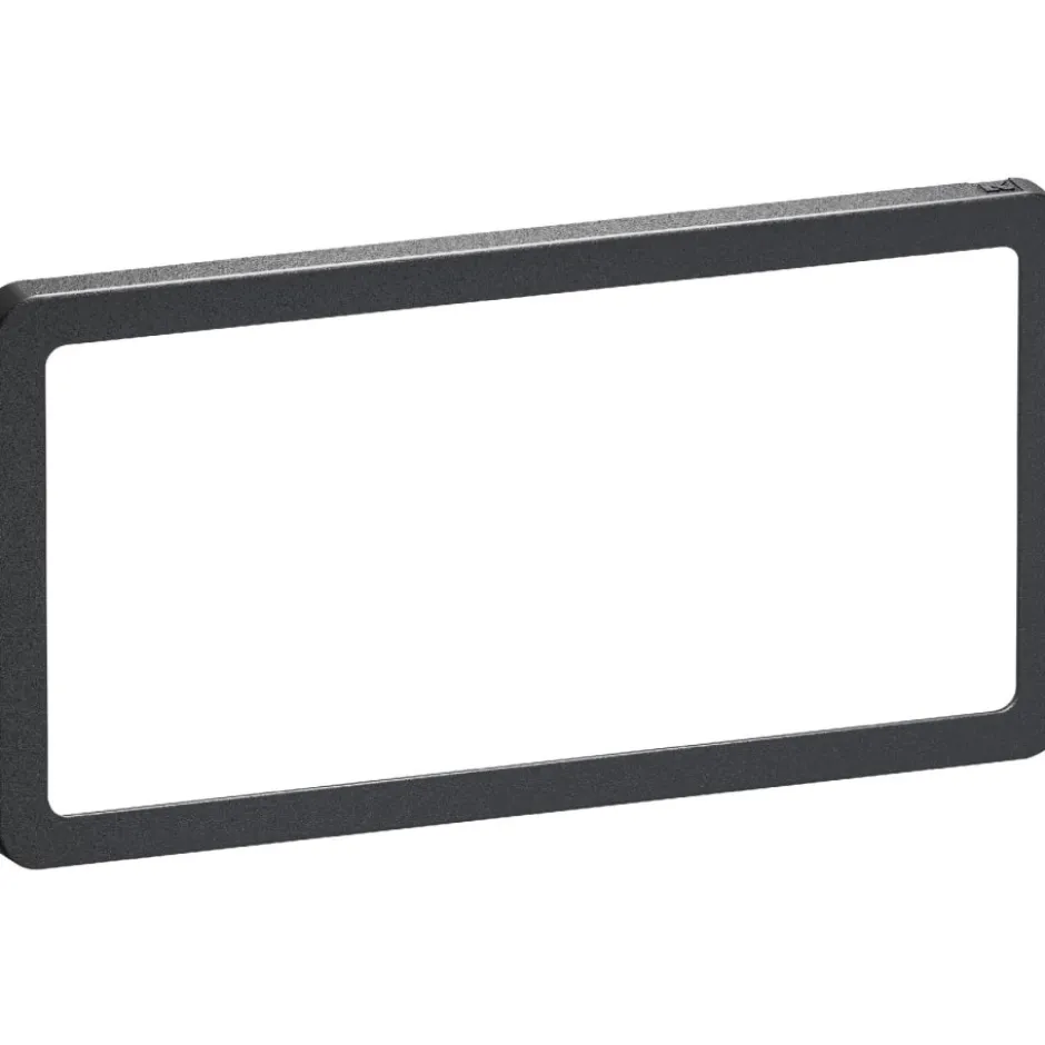 LK Fuga Slim designramme, 1x2 modul, koksgrå