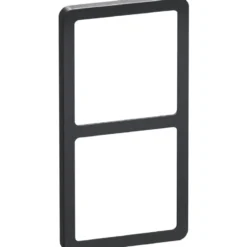 LK Fuga Slim designramme, 2x1 modul, koksgrå