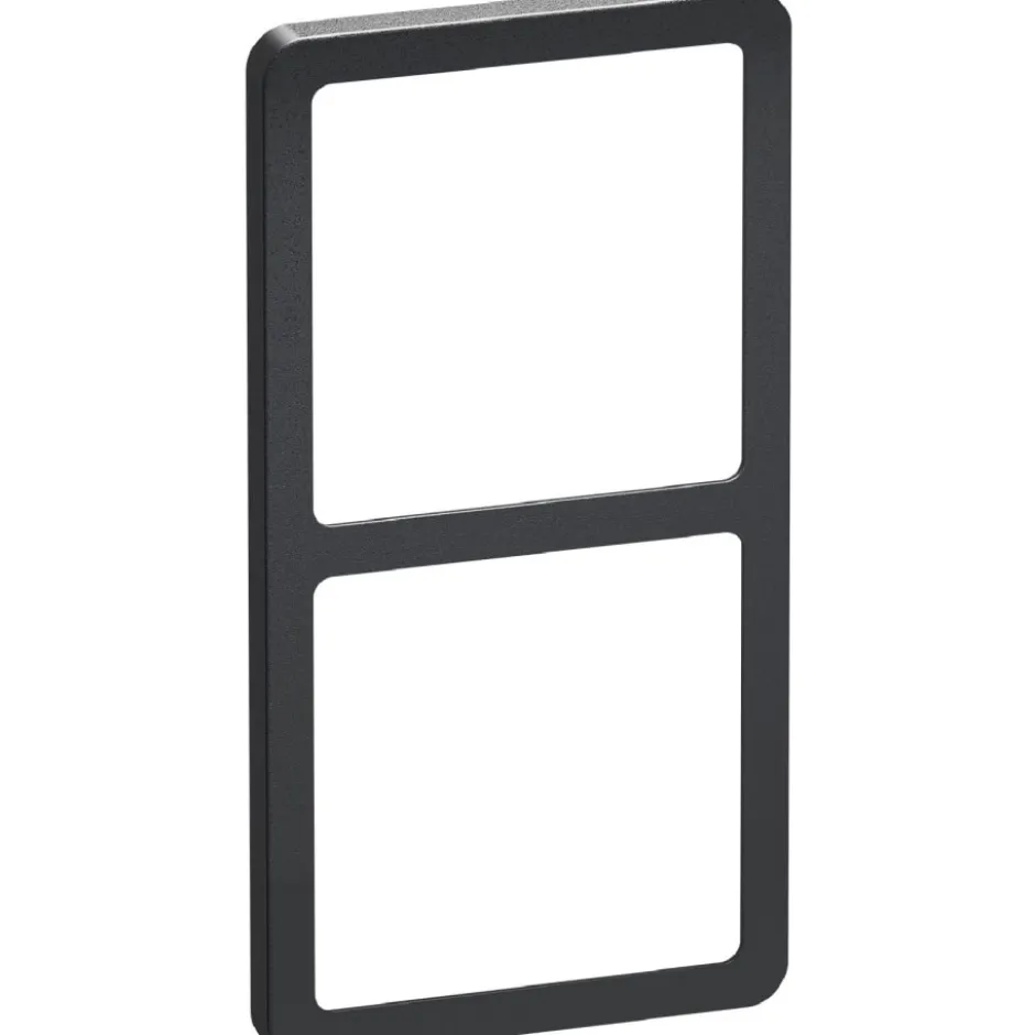 LK Fuga Slim designramme, 2x1 modul, koksgrå