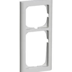 LK Fuga Softline 63 ramme, 2,5 modul, lysegrå
