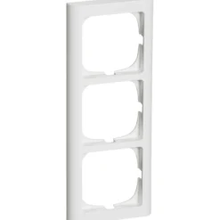 LK Fuga Softline 63 ramme, 3 modul, lodret, hvid