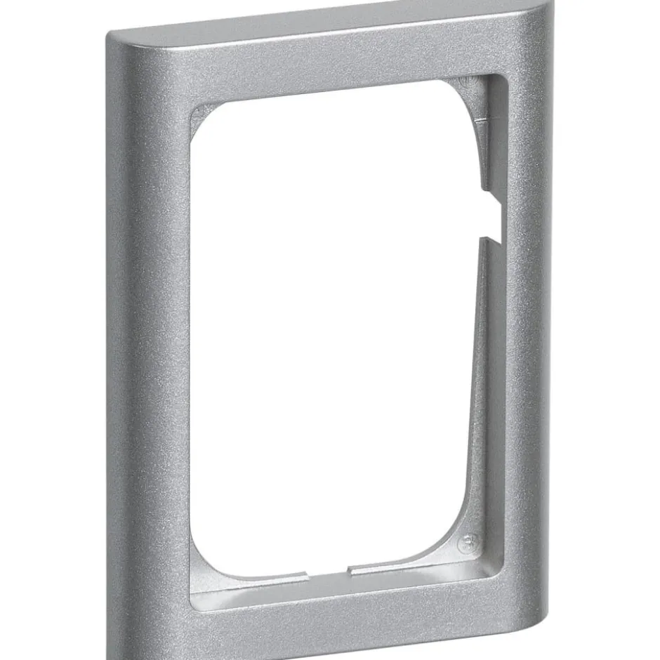 LK Fuga Softline 63 ramme, 1,5 modul, metallic