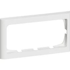 LK Fuga Softline 63 ramme, 2 modul, vandret, hvid