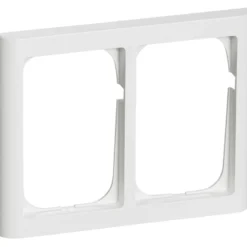LK Fuga Softline 63 ramme, 2x1,5 modul, vandret, hvid