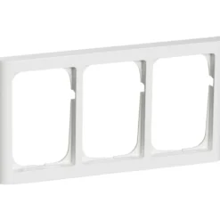LK Fuga Softline 63 ramme, 3x1,5 modul, hvid