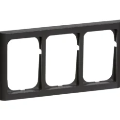 LK Fuga Softline 63 ramme, 3x1,5 modul, koksgrå