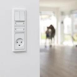 LK Fuga Soft 63 ramme, 3,5 modul, hvid