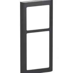 LK Fuga Soft 63 ramme, 2,5 modul, koksgrå
