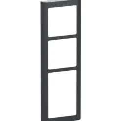 LK Fuga Soft 63 ramme, 3,5 modul, koksgrå