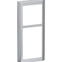 LK Fuga Soft 63 ramme, 2,5 modul, metallic