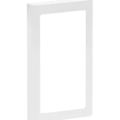LK Fuga Soft 63 ramme, 1x2 modul, lodret, hvid