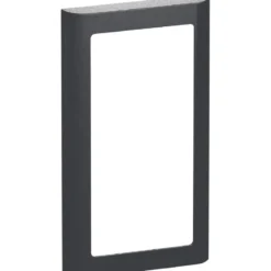 LK Fuga Soft 63 ramme, 1x2 modul, lodret, koksgrå