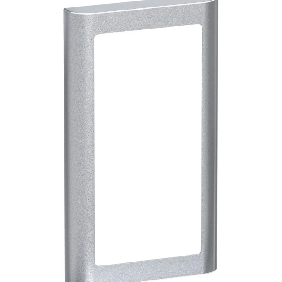 LK Fuga Soft 63 ramme, 1x2 modul, lodret, metallic