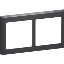 LK Fuga Soft 63 ramme, 2x1 modul, vandret, koksgrå