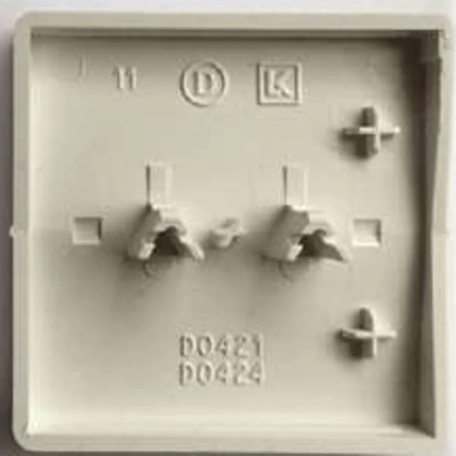 LK Fuga tangent for afbryder, gammel type, 1 modul, hvid