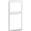 LK Opus 66 ramme, kombi, 2,5 modul, lodret, hvid