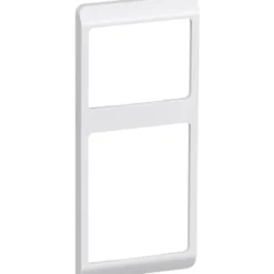 LK Opus 66 ramme, kombi, 2,5 modul, lodret, hvid