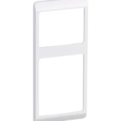 LK Opus 66 ramme, kombi, 2,5 modul, lodret, hvid