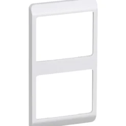 LK Opus 66 ramme, 2 modul, lodret, hvid