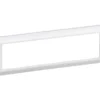 LK Opus 66 ramme, 3 modul, vandret, hvid