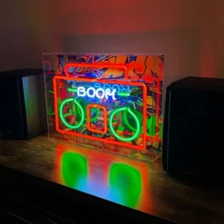 Locomocean Bom Box neonskilt