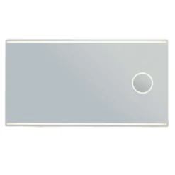 Loevschall Focus spejl med lys, 140x75 cm