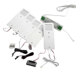 Loevschall Stella møbelspots m/on-off-dim - 5-kit/aluminium