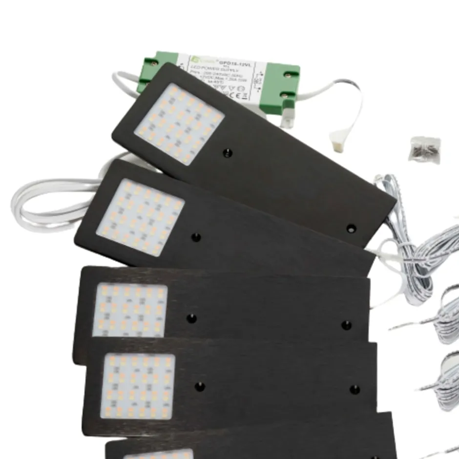 Loevschall Stella møbelspots m/on-off-dim - 5-kit/sort