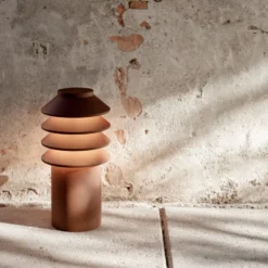 Louis Poulsen Bysted Garden havelampe, 2700K, anker, corten, lav