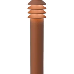 Louis Poulsen Bysted Garden havelampe, 2700K, base, corten, høj