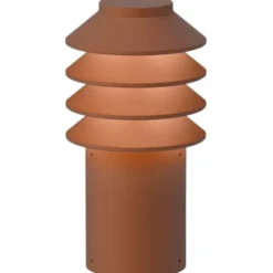 Louis Poulsen Bysted Garden havelampe, 2700K, base, corten, lav