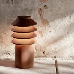 Louis Poulsen Bysted Garden havelampe, 2700K, base, corten, lav