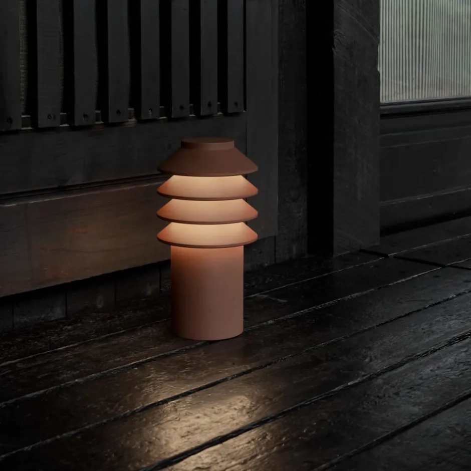 Louis Poulsen Bysted Garden havelampe, 2700K, spyd, corten, lav