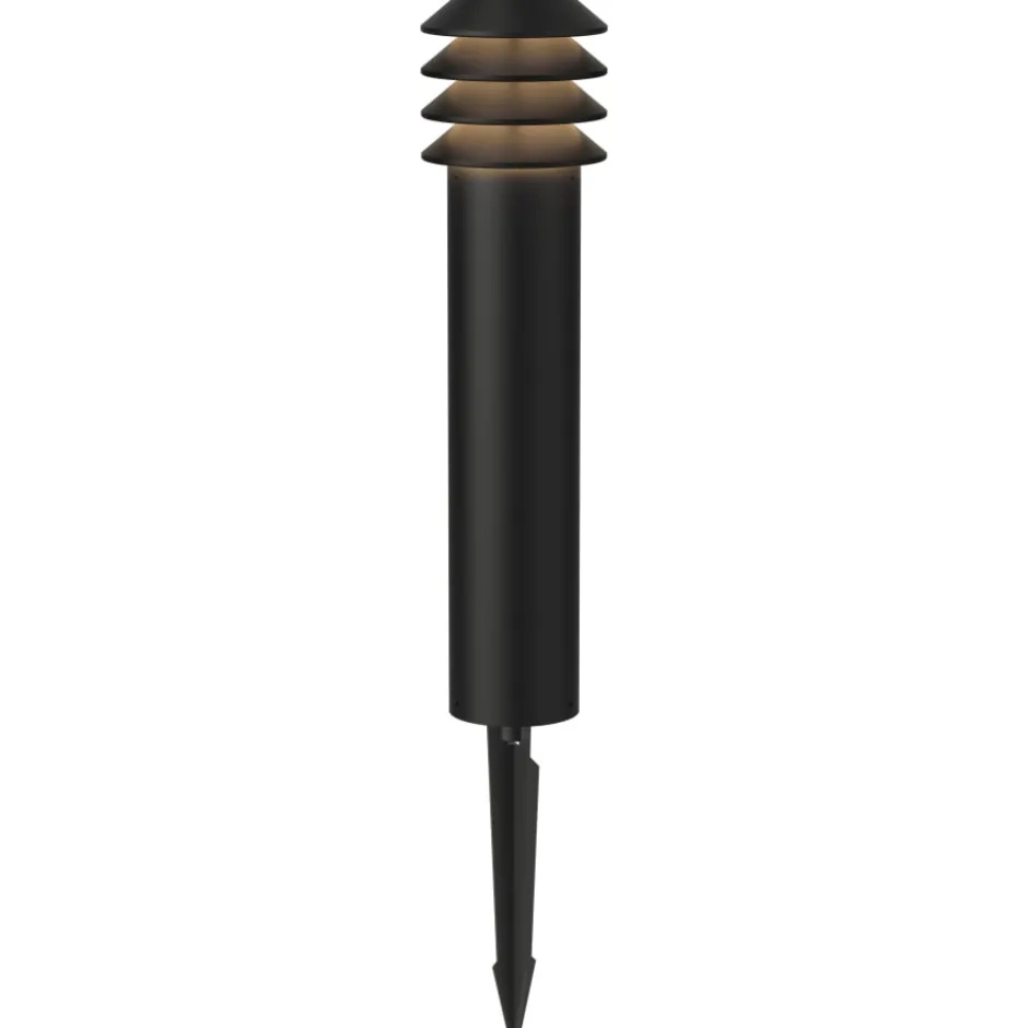 Louis Poulsen Bysted Garden havelampe, 2700K, spyd, sort, høj