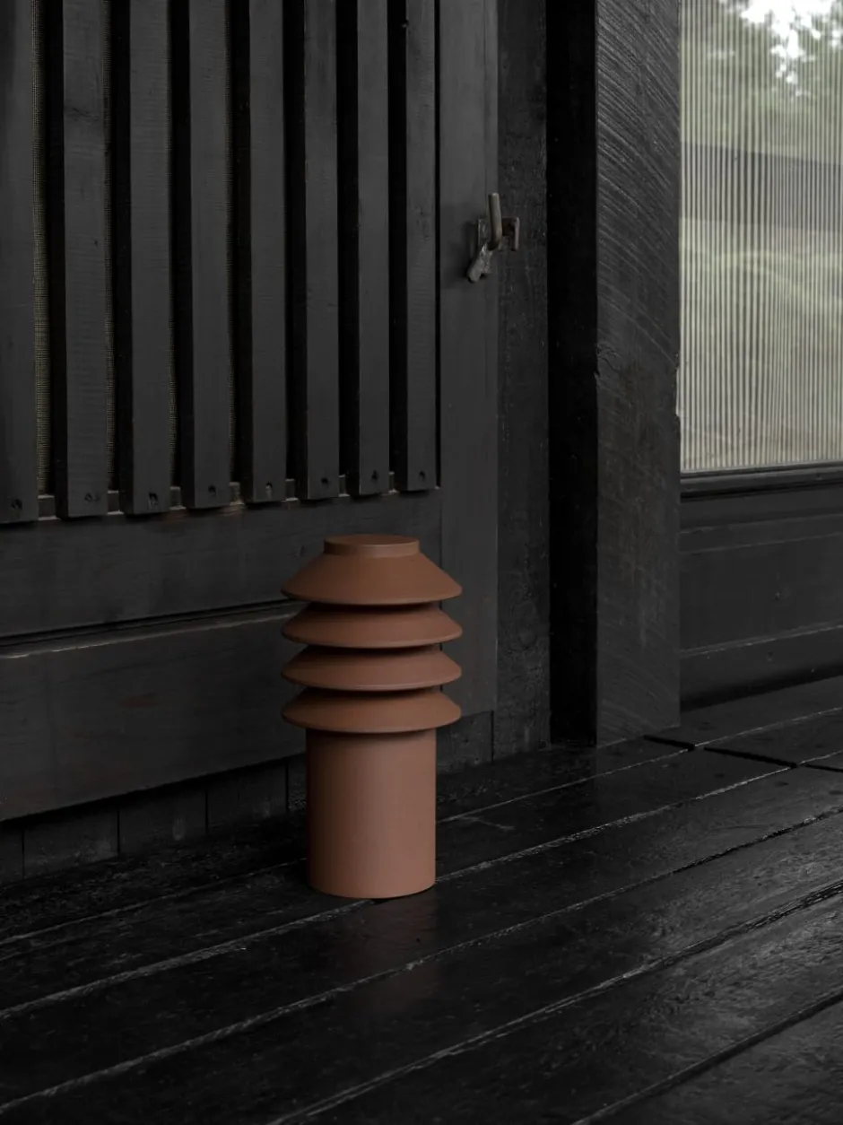 Louis Poulsen Bysted Garden havelampe, 3000K, anker, corten, lav