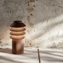 Louis Poulsen Bysted Garden havelampe, 3000K, base, corten, lav