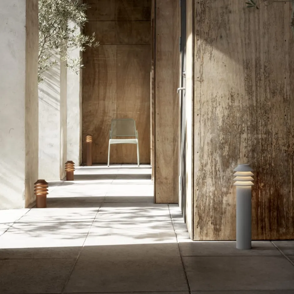 Louis Poulsen Bysted Garden havelampe, 3000K, base, corten, lav