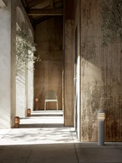 Louis Poulsen Bysted Garden havelampe, 3000K, spyd, corten, lav