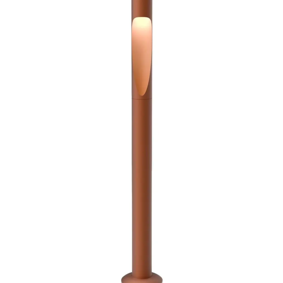 Louis Poulsen Flindt Garden havelampe, 2700K, base, corten, høj