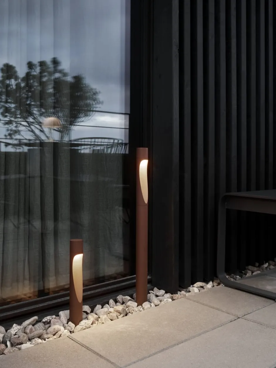 Louis Poulsen Flindt Garden havelampe, 3000K, anker, corten, lav