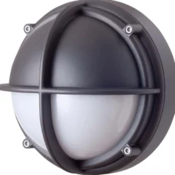 Louis Poulsen skotlampe, 3000K, halvskærmet, opal grå